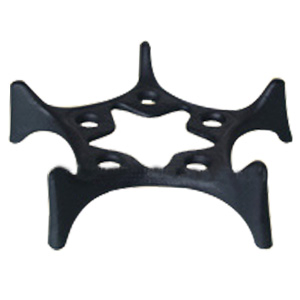 Чугунная подставка под горячее с рельефным узором