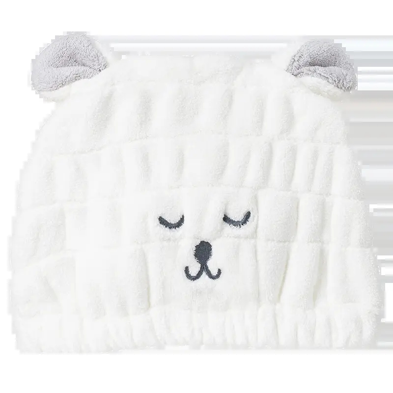 Quick Drying Towel Bath Wrap Hat Turban Dry Shower Cap