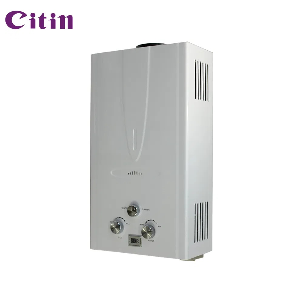 Проточный газовый водонагреватель с медным баком 6-12л