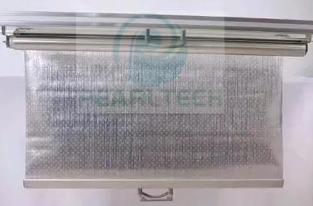 Breathable Freezer Shades Aluminum Night Chiller Blinds for Commercial Fridge