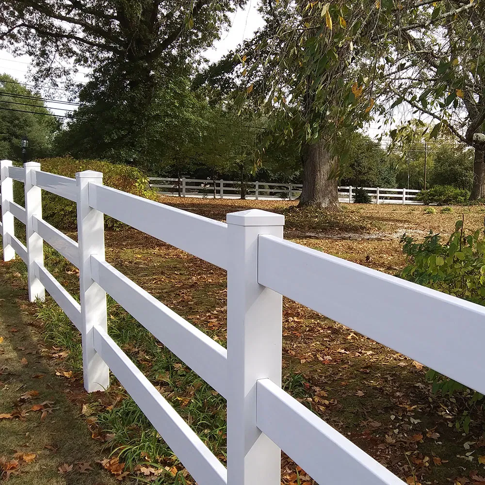 Easy Install Vinyl Rail Farm Fence