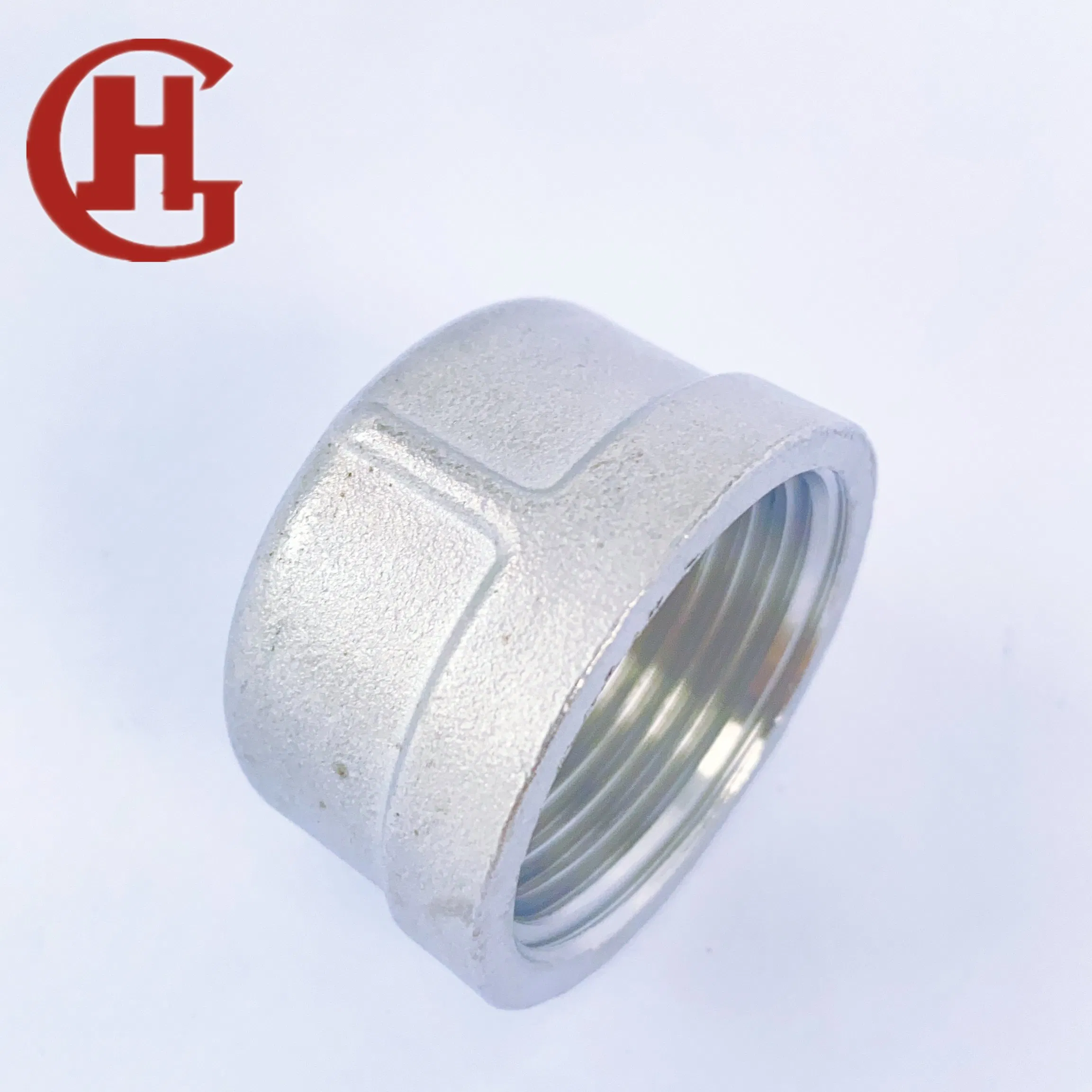304 Stainless Steel Pipe Cap, BSPT Threaded Fitting Cap