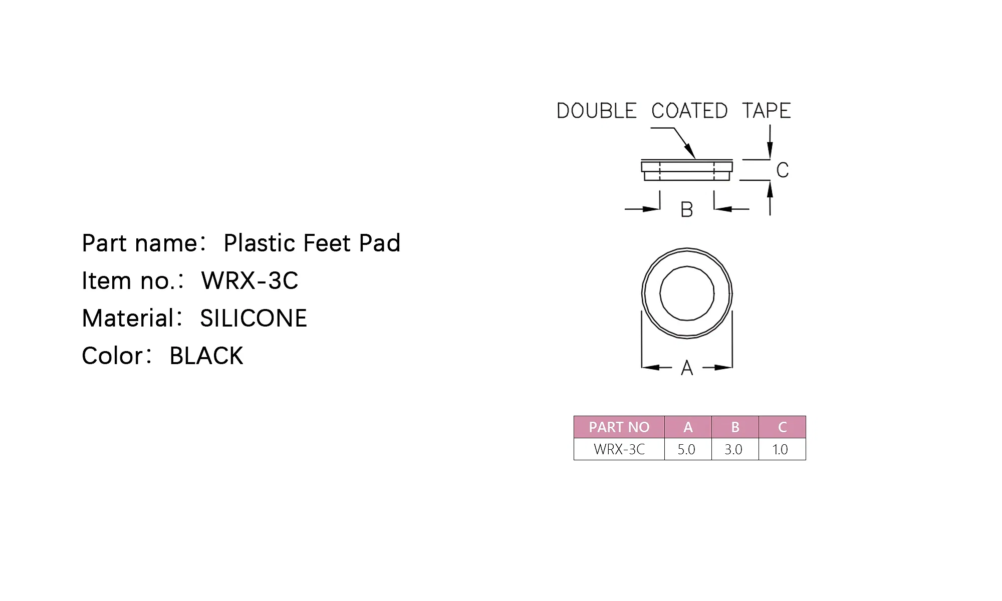 Самоклеящиеся амортизирующие ножки для бытовой техники