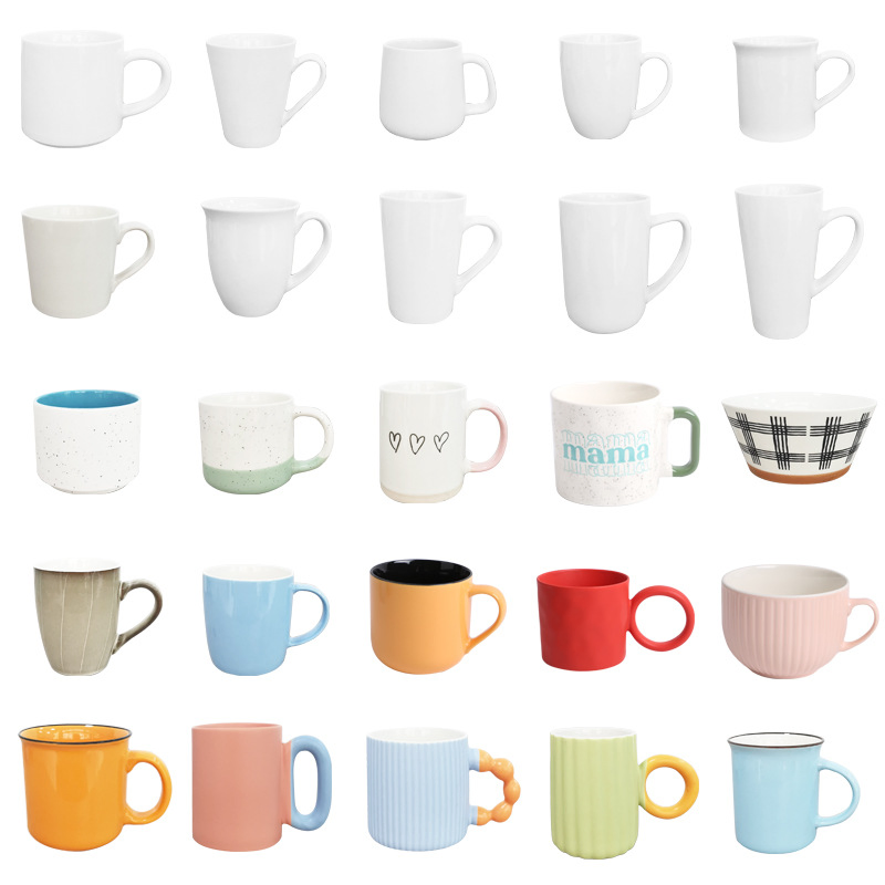 Mug Small Batch Processing Ceramic Mug Logo Mug White Mug Ceramic Mug Coffee Cups