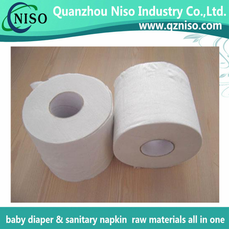 Natural Jumbo Roll Tissue Paper for Diaper with SGS (JR-014)