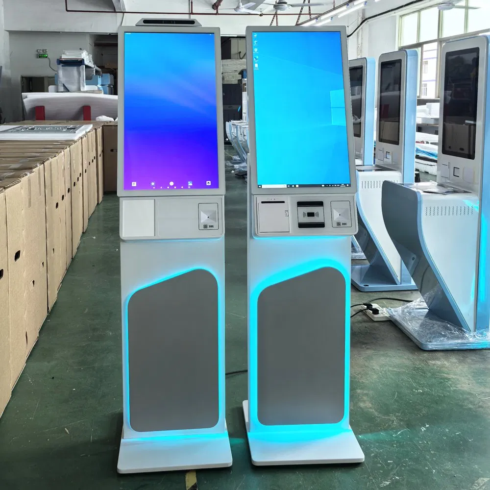 27 Inch Self Service Kiosk with Camera Qr Code and Printer