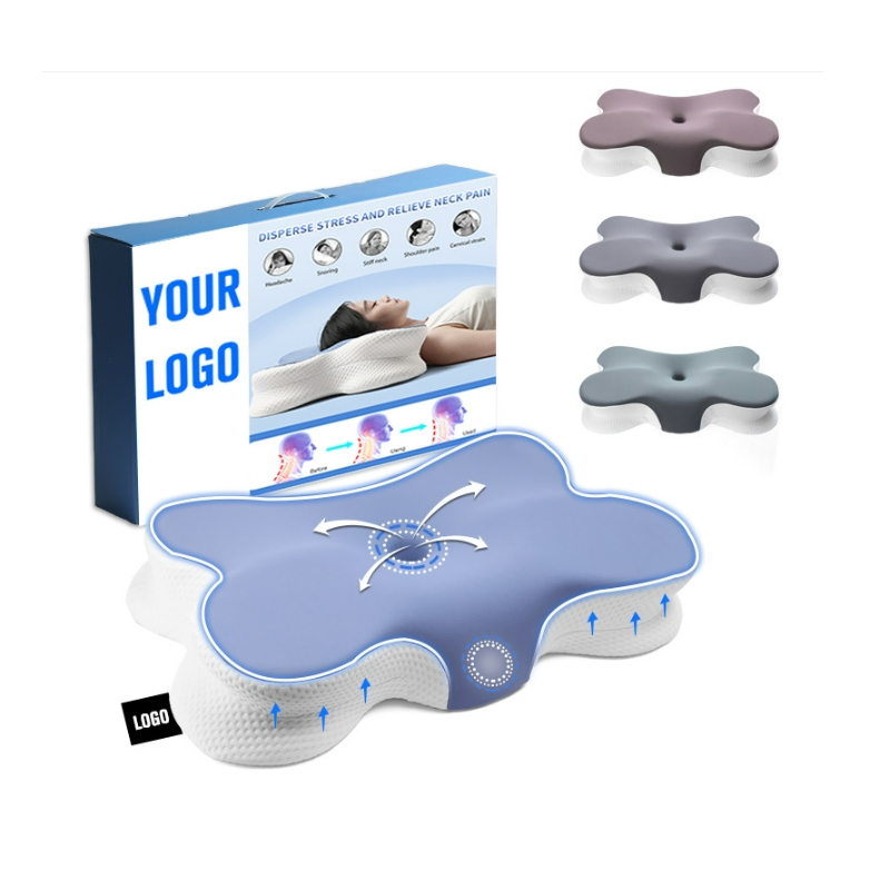 Butterfly Memory Pillow Slow Rebound Decompression Without Strain Ergonomic Neck Pillow