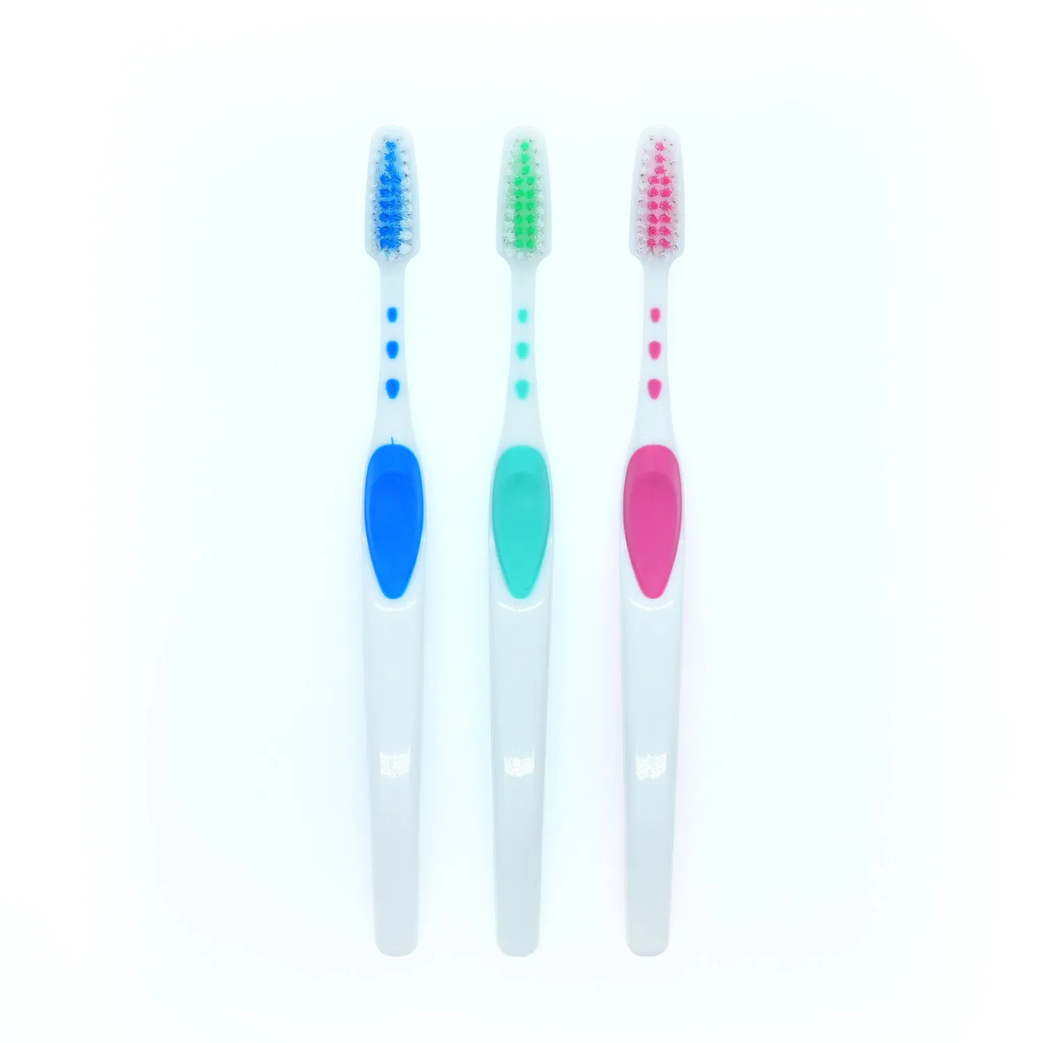 Wholesale OEM Plastic Custom Logo Oral Care Manual Adult Dental Toothbrush Manufacturer