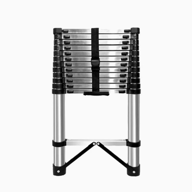 Home Use Portable Lightweight Extension Folding Stainless Steel Telescopic Collapsible Ladder