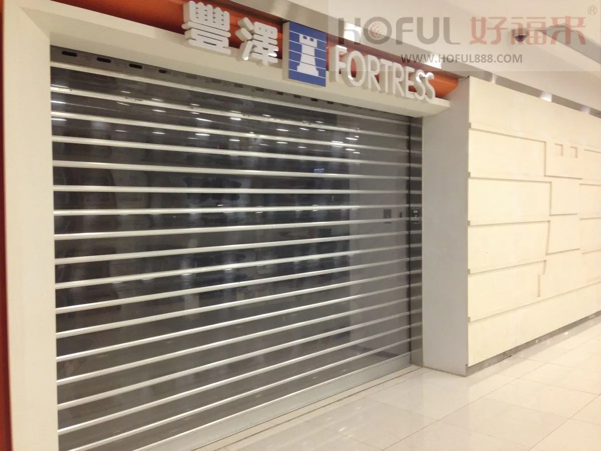 Polycarbonate Roller Shutter Door Automatic Transparent Roll up Door Factory