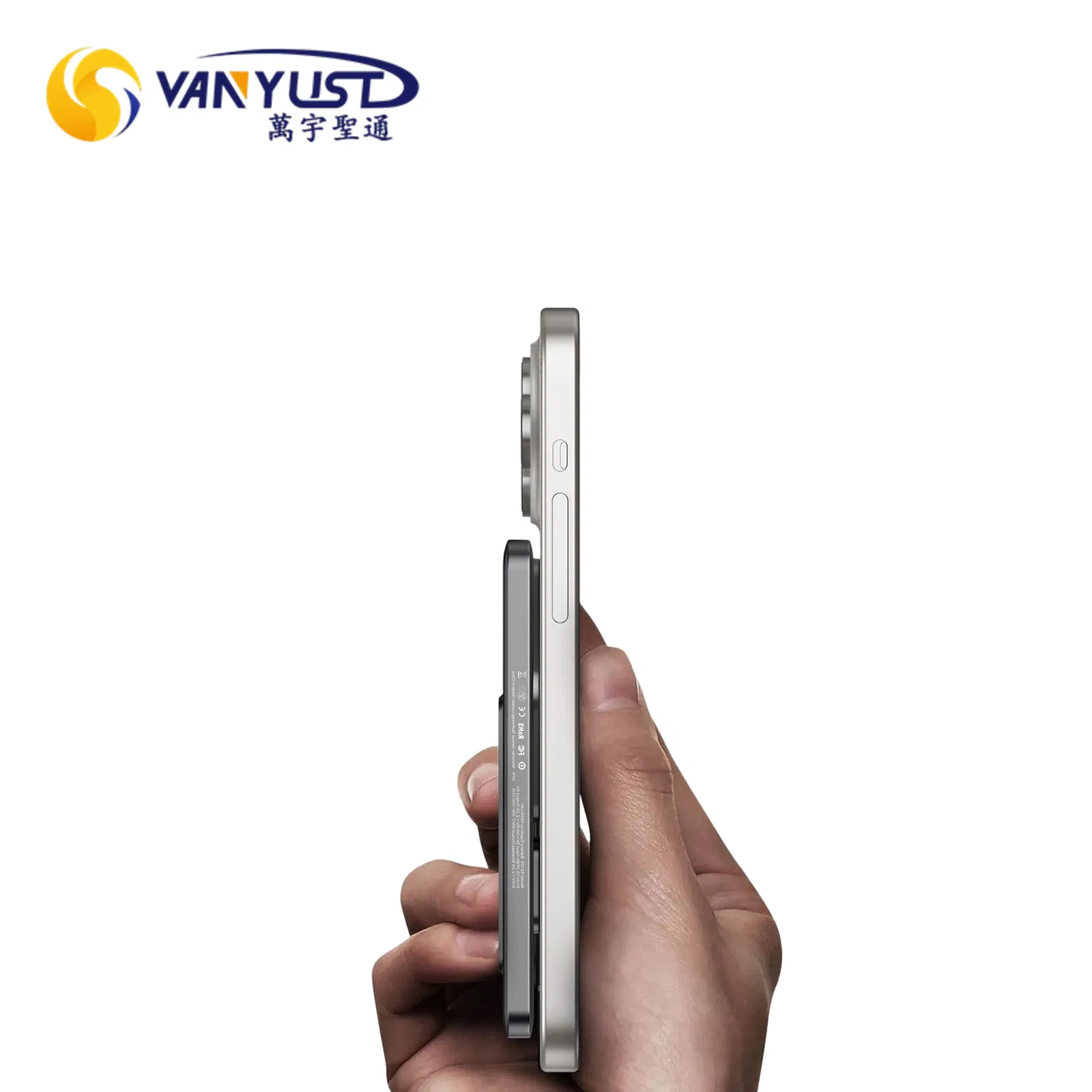 Slim Pd Fast Charging 5000mAh Foldable Magnetic Wireless Charger Stand Power Bank with CCC 3c Certification