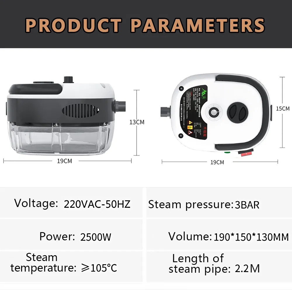 Multi-Function Steam Cleaner with Bit Water Tank