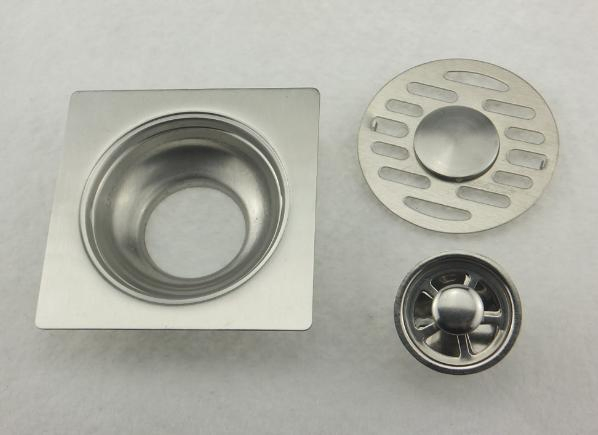 Sanitary Stainless Steel Floor Drain Made of 316