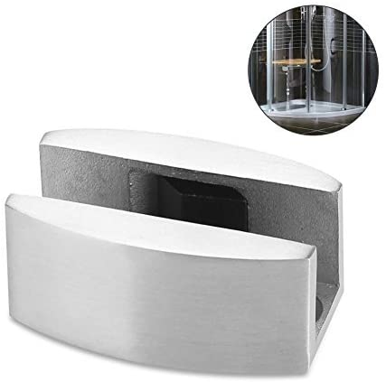 Stainless Steel Floor Bottom Guide Door Stopper for Frameless Sliding Glass Door