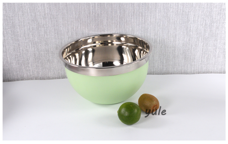 Color Customization Acceptable Stainless Steel Mixing Bowl