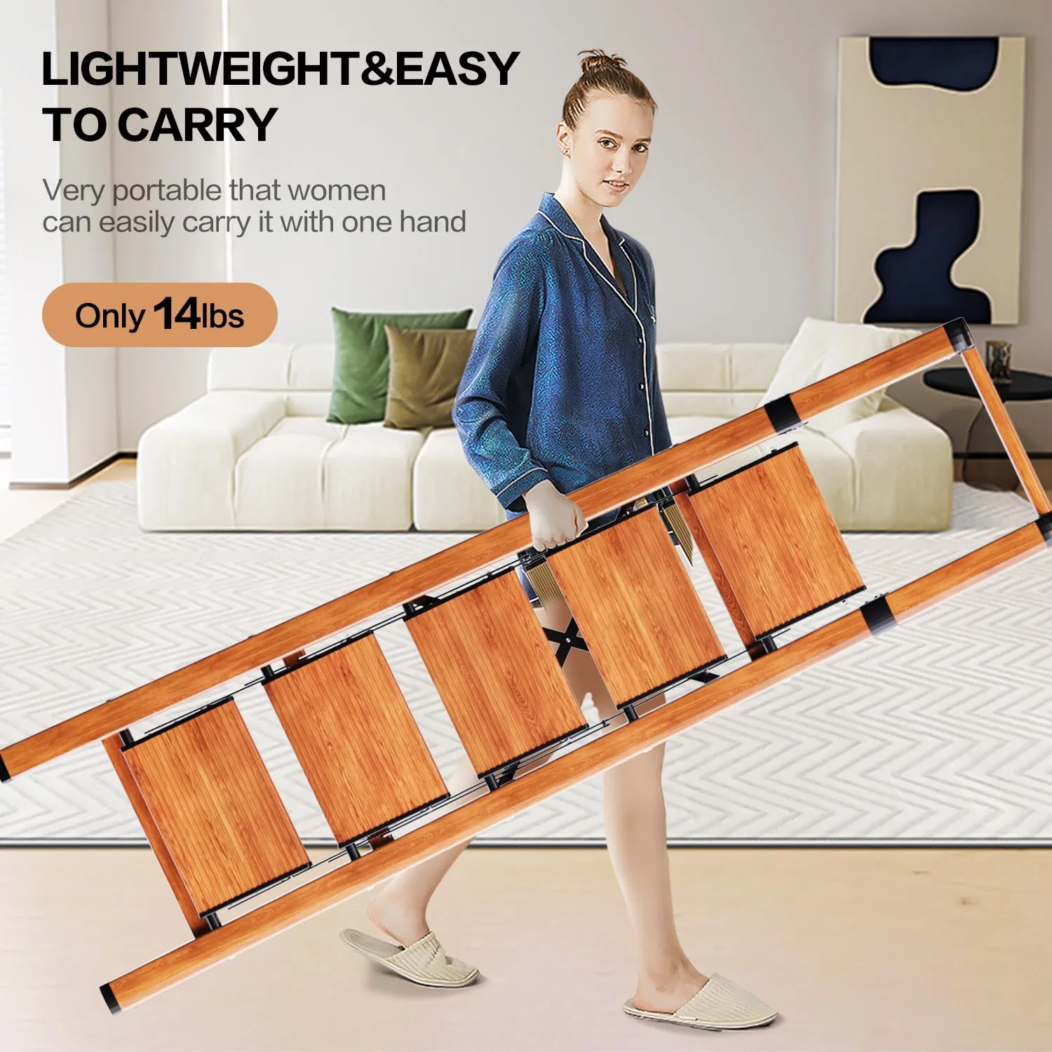 5 Steps Tool Case Aluminum Step Ladder with Good Quality China Factory