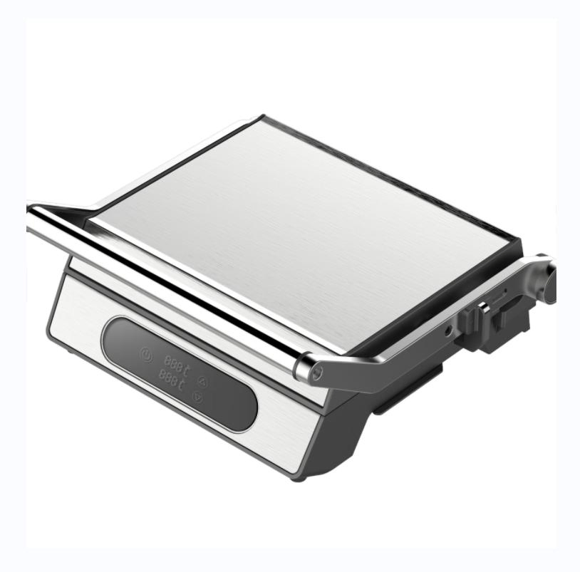 Smart Stainless Steel BBQ Electric Grill with Removeable LCD Screen