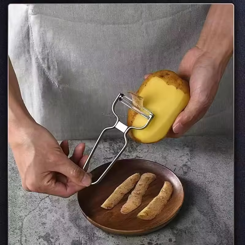 Home Handheld Carrot Pumpkin Peeler Tool Julienne Blade Veg Peeler for Amazon Seller