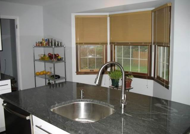 Black Vanity Top Artificial Stone Countertop