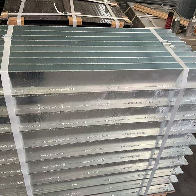 Steel Mental Grid Plate Walking Bar Grating Stairs Tread Steps for Anti-Slip