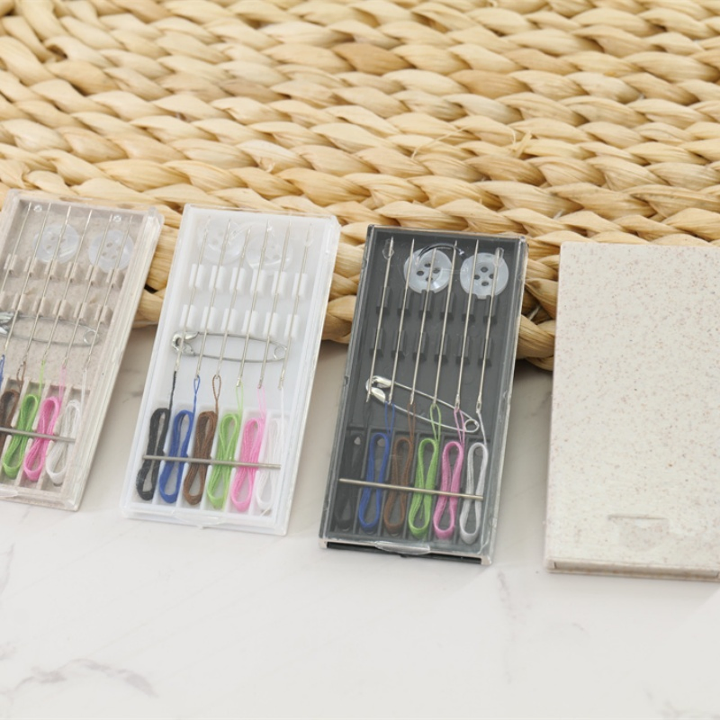 Compact Sewing Box for Hotel Rooms with Environmentally Friendly Packaging
