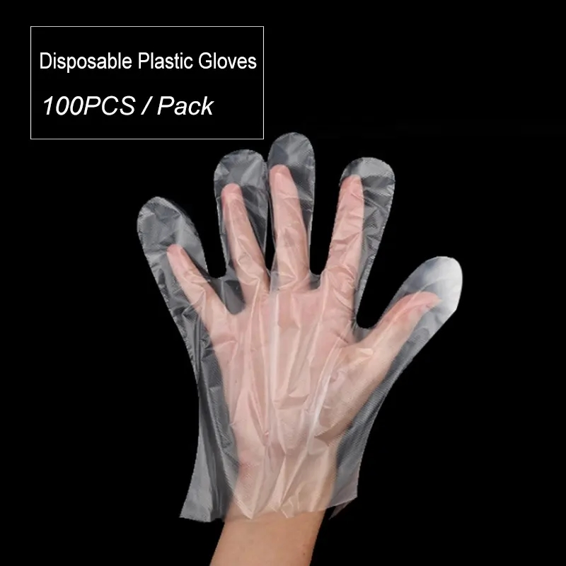 Disposable HDPE PE Plastic Hand Gloves for Beauty & Personal Care Daily Use Gloves