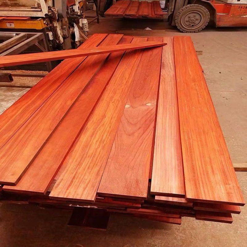 African Padauk Aic Grade, Red Color Wood for Furniture