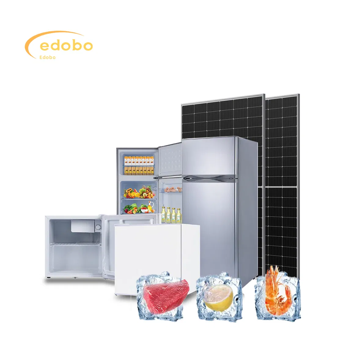 Solar Energy Fridgre Deep Solar Freezer Hoousehold Fridge