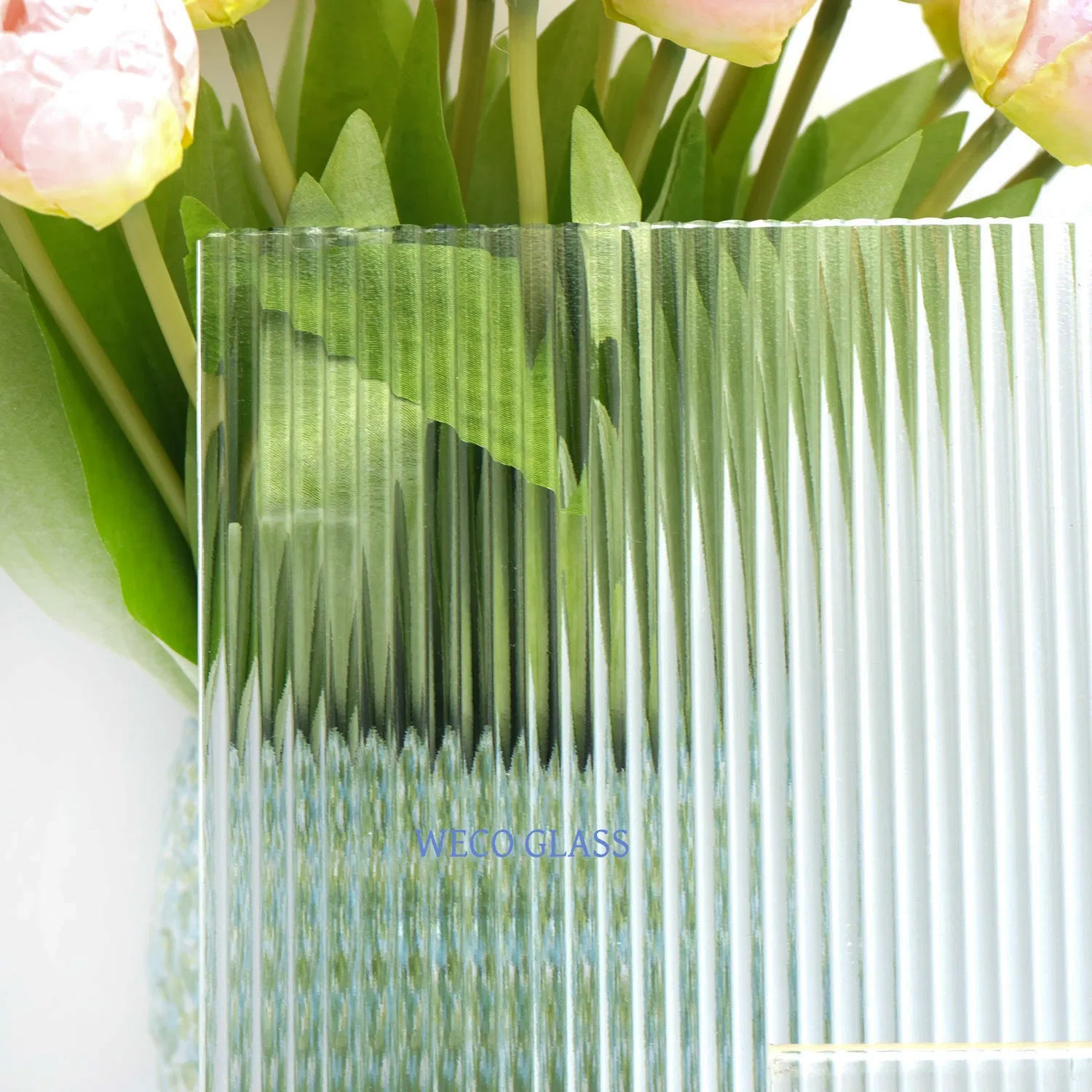 6mm Thickness Excellent Grade Clear Pattern Glass Figured Glass