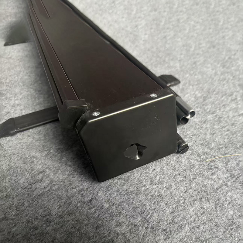85*200 High-Quality Business Black Pull-up Banner