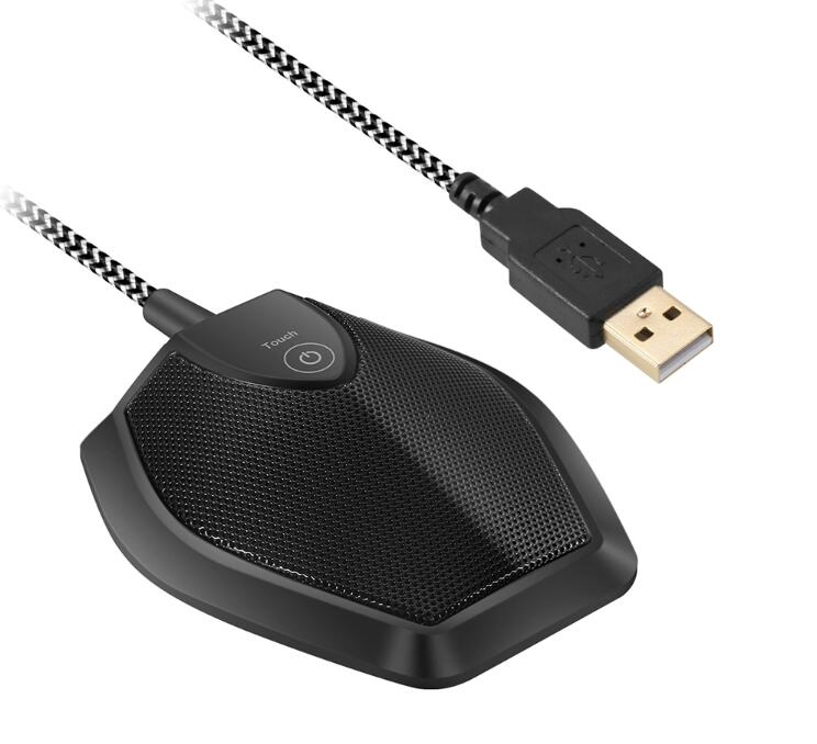 3.5mm Audio USB Wired Condenser Microphone for PC Laptop Computer Notebook