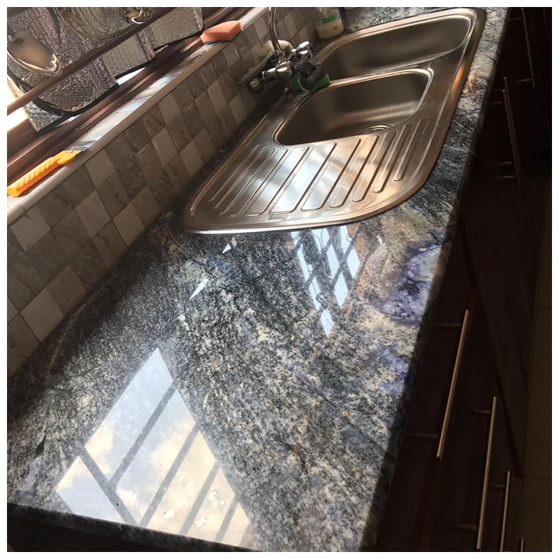 Van Gogh Blue Granite Polished Tiles& Slabs