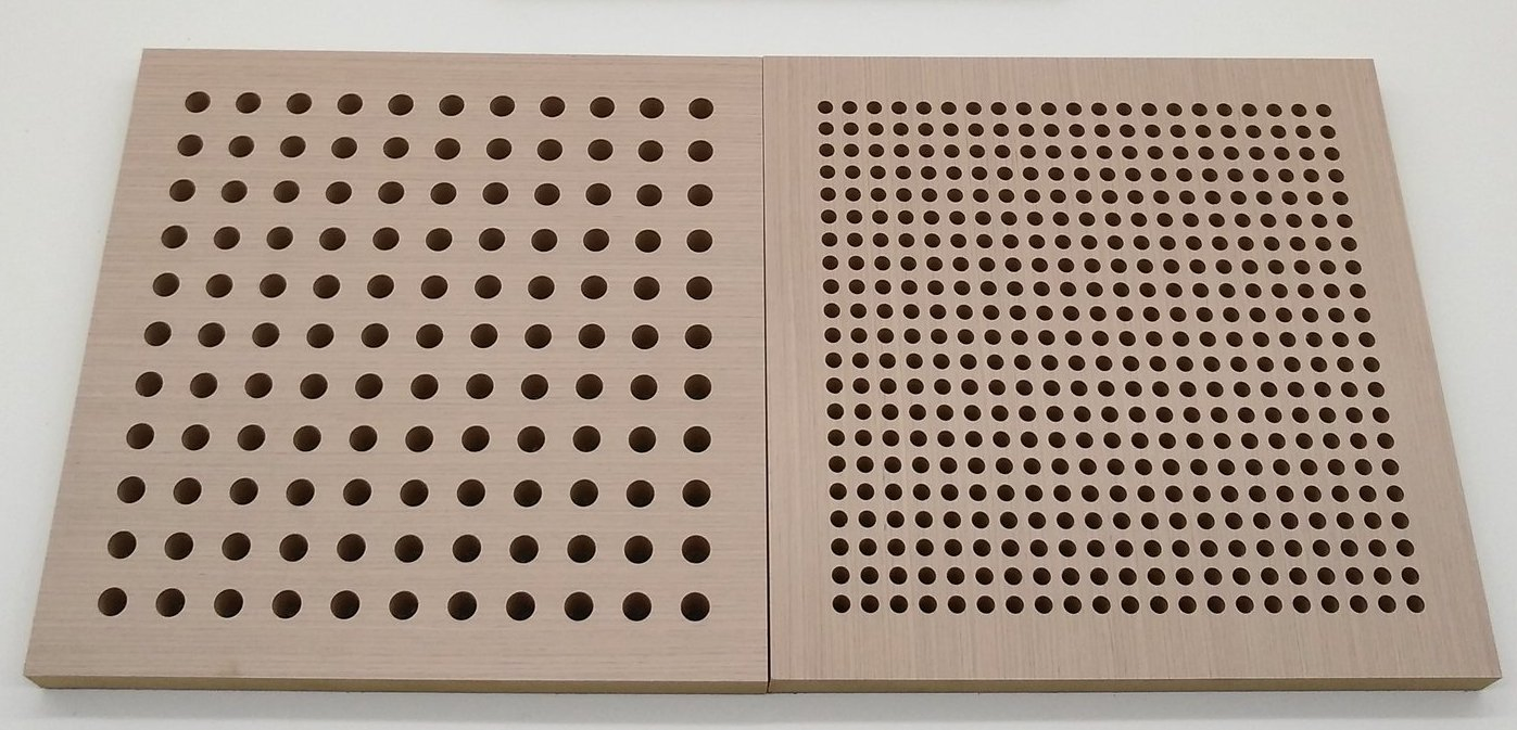 16/16/6mm Perforated Acoustic Panel Indoor Building Material Sound Proof Interior Decorated
