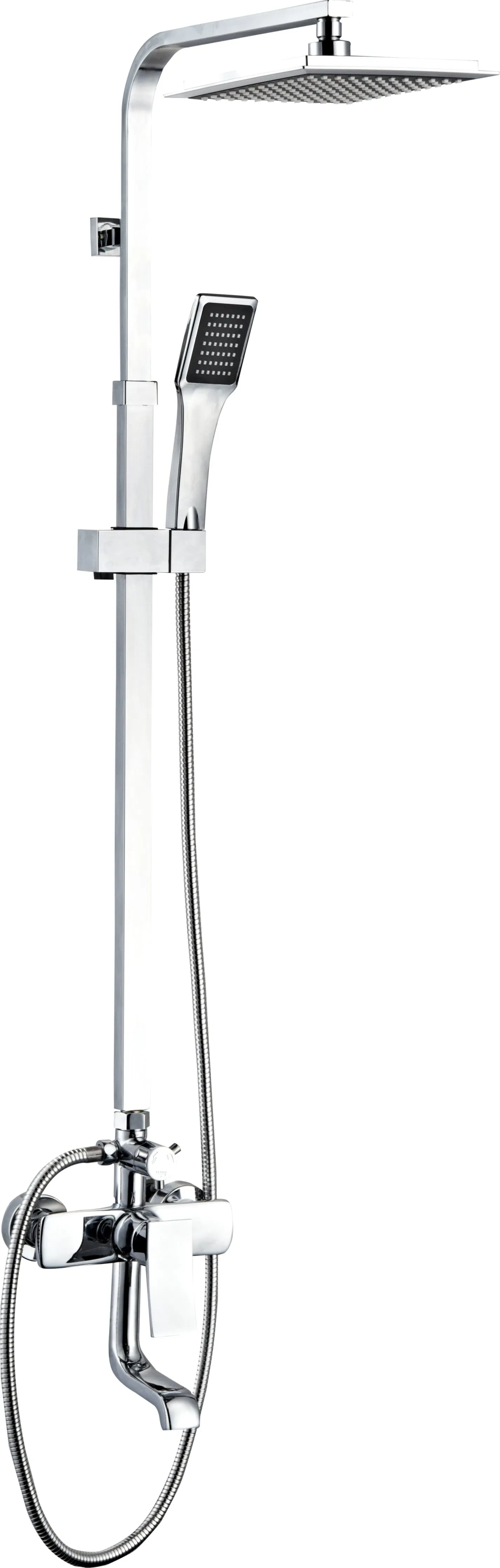 Hot Sale 304 Stainless Steel Bathroom Wall Mounted LED Shower Panel with Massage Jets