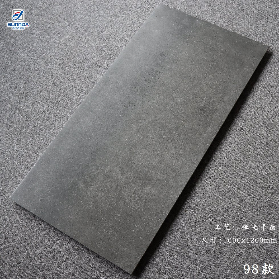 Outdoor Floor Non-Slip Porcelain Tile China Ceramic Gray 60X120cm Tiles