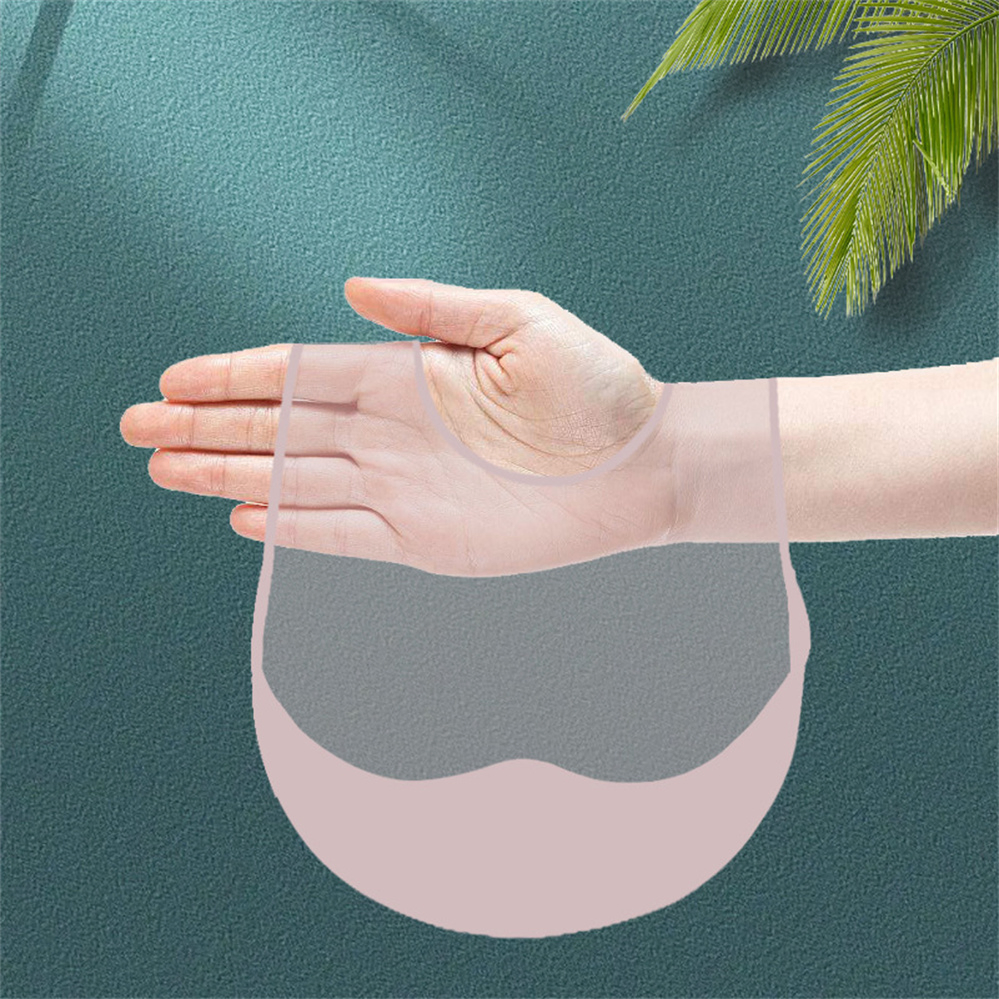 Hot Sale Silica Gel Fit Closely Folding Outdoor Adjustable Waterproof Baby Bibs