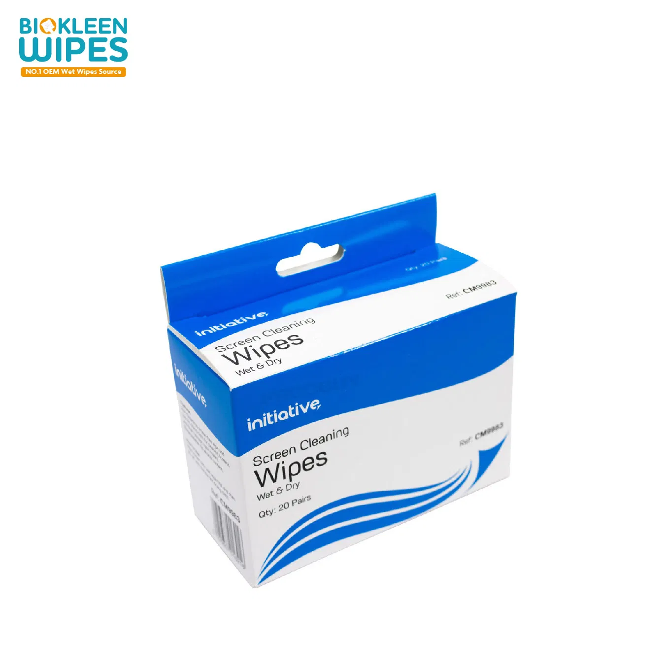 Biokleen 60 Pack Private Label OEM Lens Wipes Individually Wrapped Phone Cleaning Wipes Lens Cleaning Wet Wipes