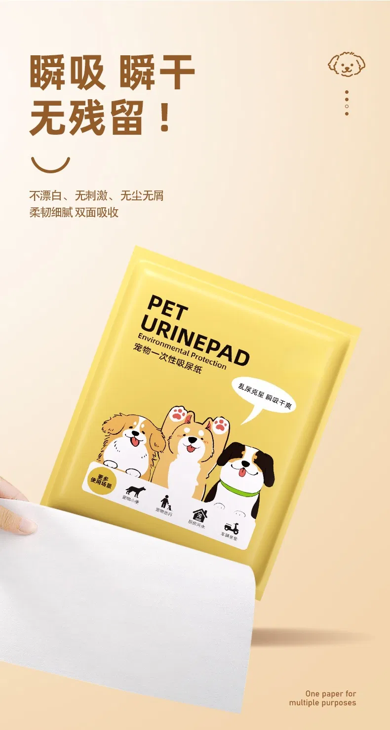 Disposable Pet Urine-Absorbing Paper with Non-Woven Fabrics
