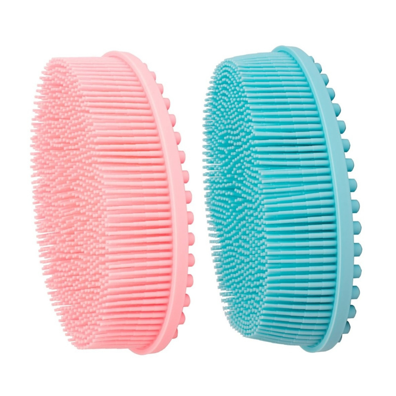 Oval Shape Wholesale Exfoliating Massage Face Shower Silicone Facial Cleansing Brush Multifunction