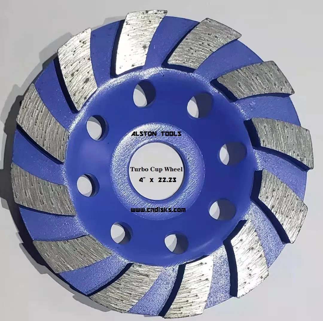 Diamond Cup Wheel and Polished Stone