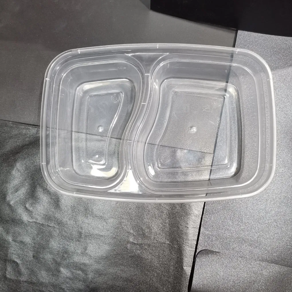 Wholesale Disposable High Quality Black Plastic Food Tray Microwave PP Container