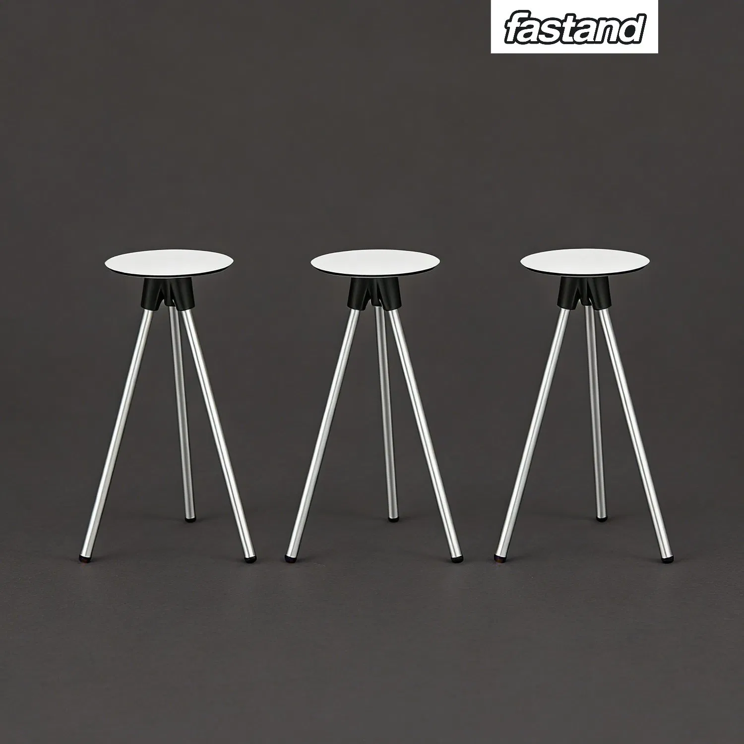 Tall Portable Tripod Stool Set for Camping Exhibitions Outdoor Activities