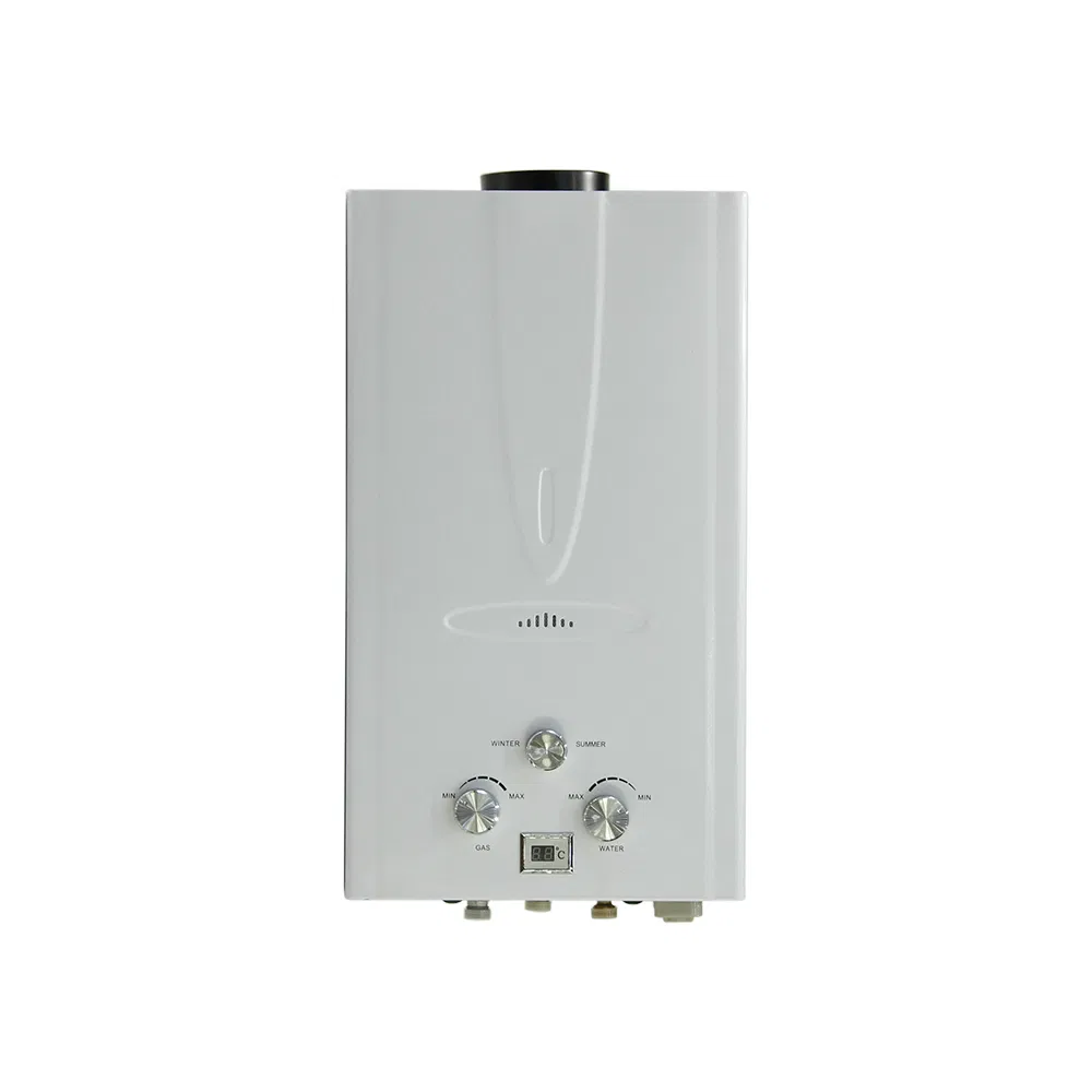 Проточный газовый водонагреватель с медным баком 6-12л