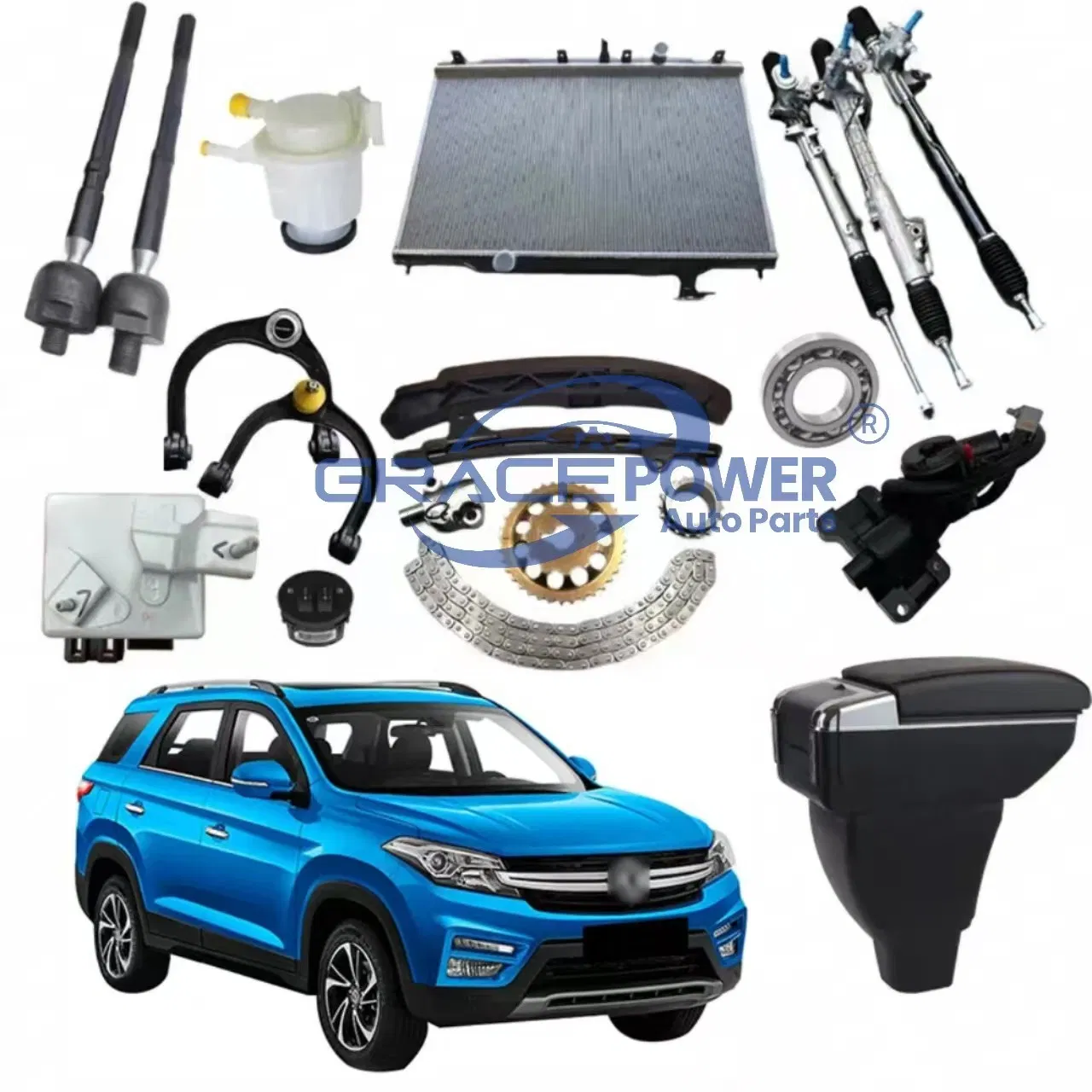 Левая фара Dongfeng DFSK Fengguang / Glory S560