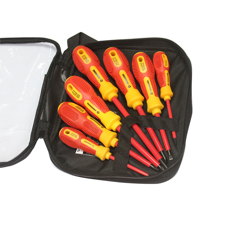 Dual-Purpose Magnetic Screwdriver Kit for Electricians and Diyers