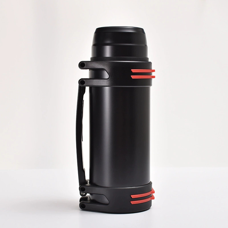 2L 2000ml Big Large Capacity Double Wall Insulation Thermo Water Vacuum Flask Outdoor Travel Sport Stainless Steel Insulated Flask with Handle Rope Thermo Flask