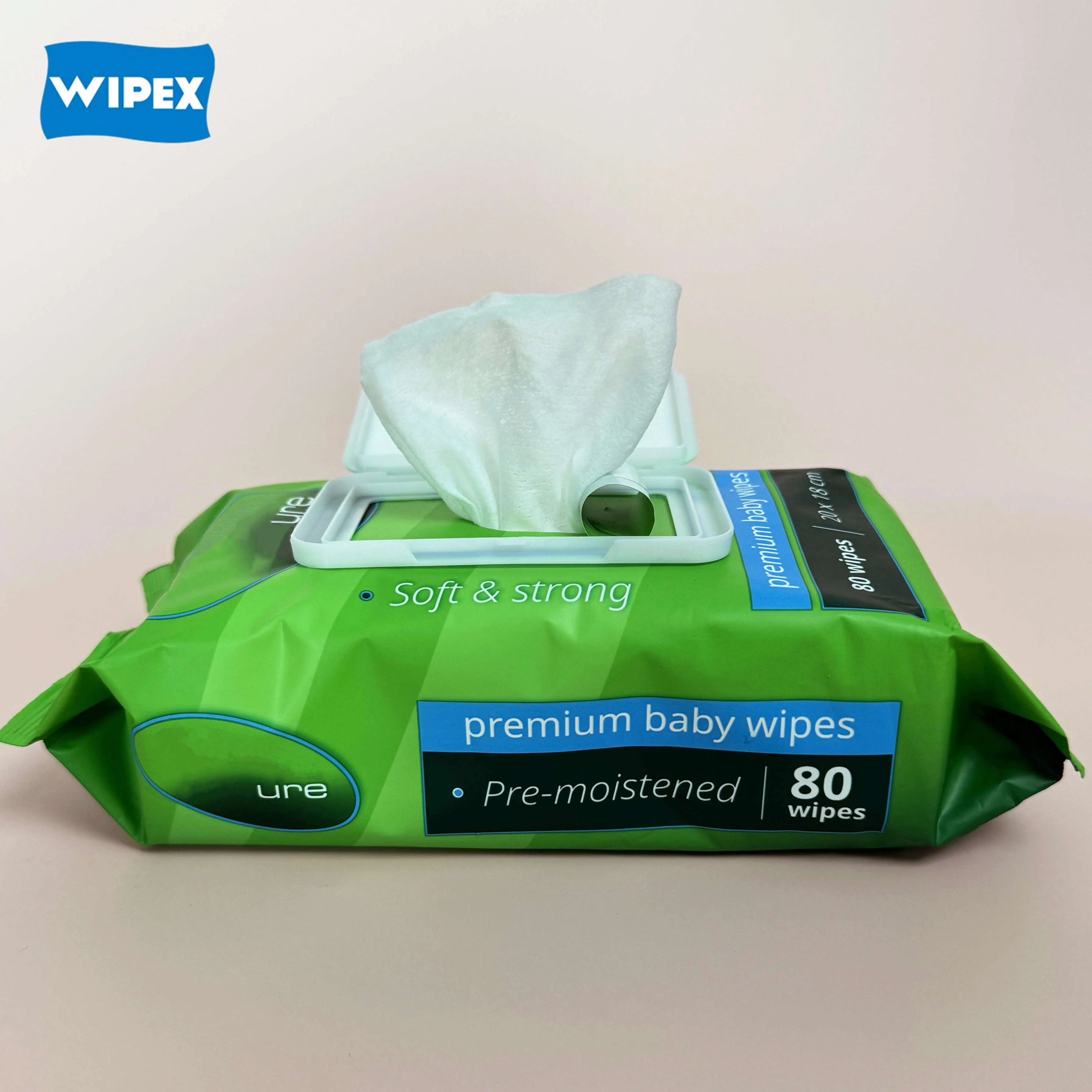 Wipex Disposable Spunlace Nonwoven Eco Water Adult Wipes Patient Cleaning Wet Wipe