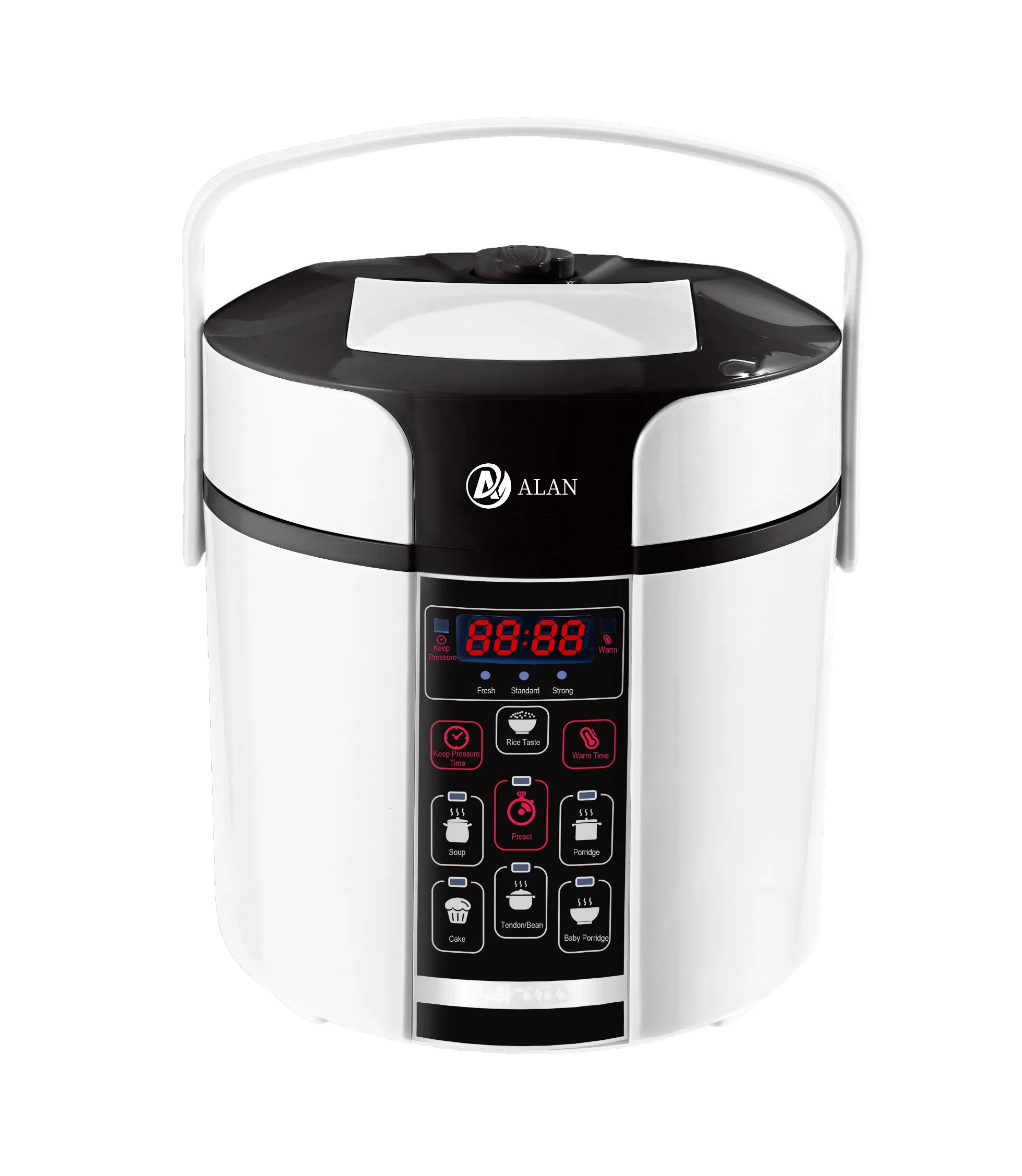 Colorful Plastic Housing Portable with Handle Electric Pressure Cooker 1.6 Litres