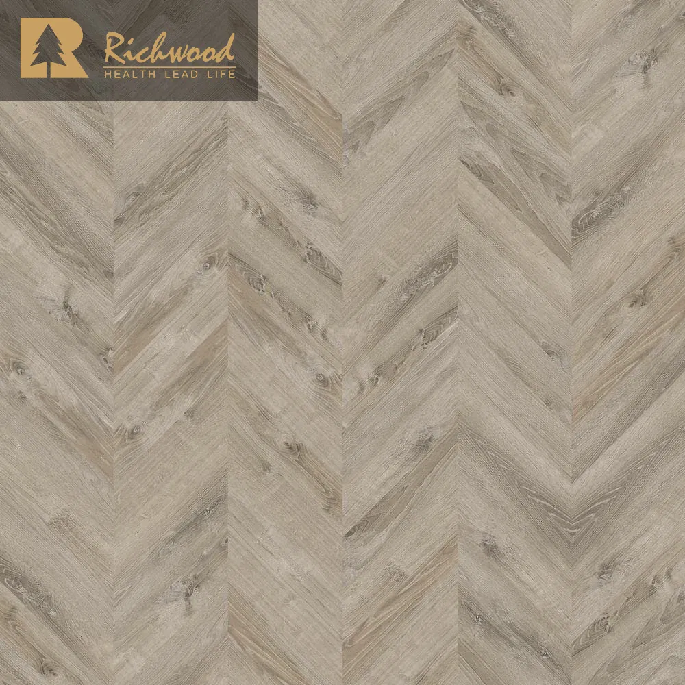 Виниловые SPC-плиты Fishbone под дерево для пола и потолка