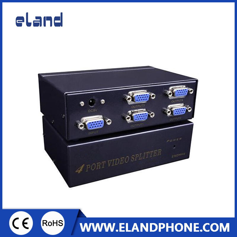 Разветвитель VGA 1x4, 4 порта, 250 МГц